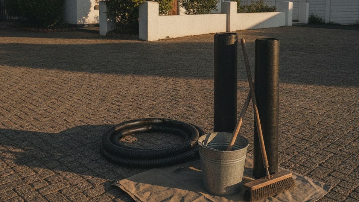 Waterproofing team van parked outside a Cape Town residential property